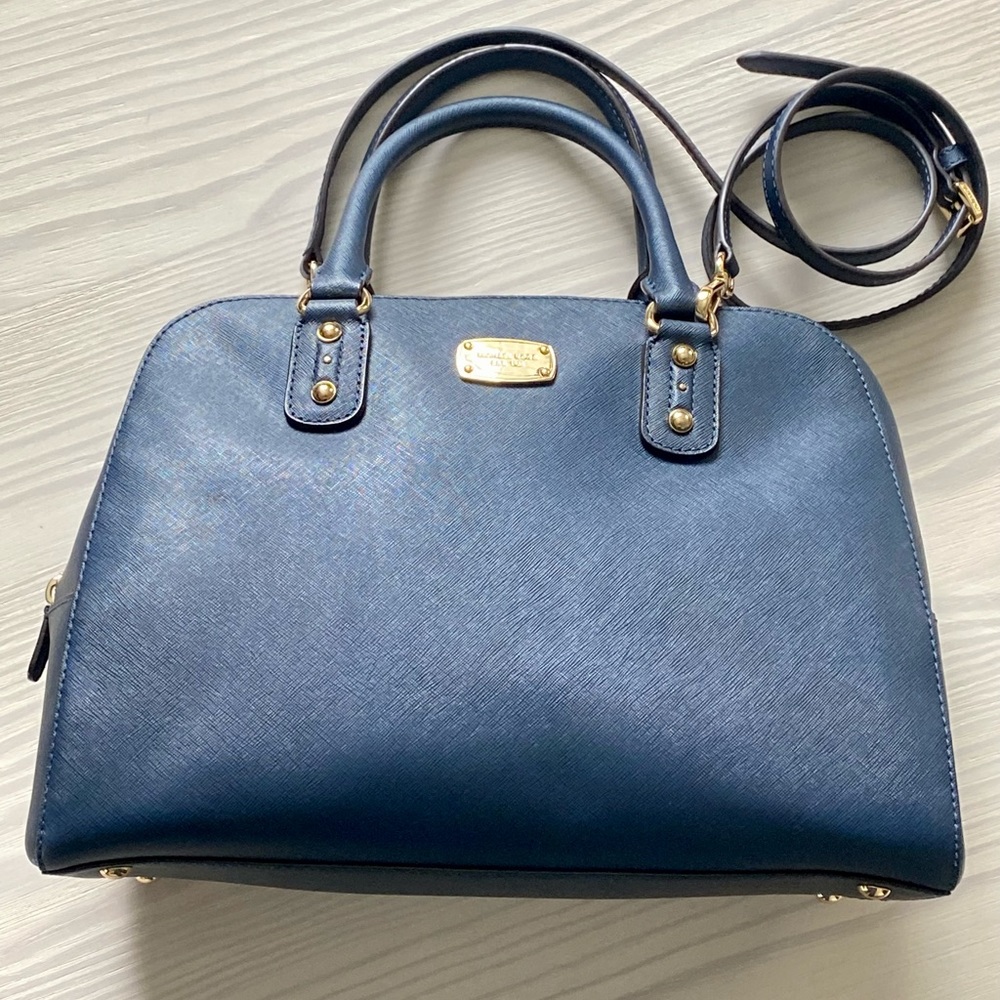 Michael Kors Merced Medium Saffiano Leather Bag with Shoulder Strap